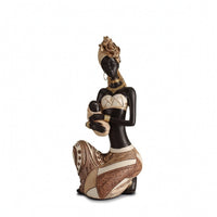 African Figurine Tribal African Statue Figurine with Base Traditional Statue with Base Artistic for Art Collectors, Living Room