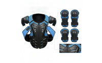 Ventilated Riding Protective Gear Vest with Guards Adjustable Motorcycle Safety Vest Padded Riding Protective Gear Lightweight for Skating