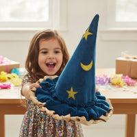 Celestial Witch Hat Ruffled Pointed Hat Costume Halloween for Witches