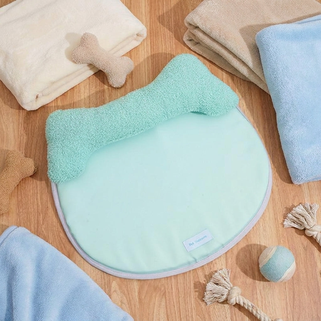 Dog Cooling Mat, Self-Cooling Pet Mat for Canines, Washable Non Slip Summer Mat, Breathable for Hot Summer Days