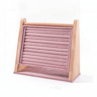 Jewelry Display with Wooden Base Boutique-Style Jewelry Display Stand Solid Wood