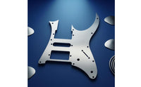 Aluminum Alloy Electric Guitar Pickguard Oxidized Finish Metal Guitar Pickguard Baked Painted Musical Instrument Part Pre-Drilled Holes