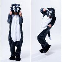 Unisex Animal Onesie Pajamas Flannel Sleepwear for Adults and Kids