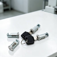 4 Pieces Roof Lock Cylinder Core Zinc Alloy Lock Cylinder Cylinder with Keys Compatible for Road Trips