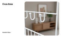Multi-Functional Entryway Shelf with Hooks Modern Design Key Holder with Basket Space-Saving Household Storage Freestanding for Apartment Dwellers, Homeowners, Families, Hallway, Desktop, Bedroom, Kitchen