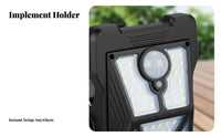 Outdoor Clip on Solar Light Drill Installation Attachable Solar Light Energy-Saving for Garden, Garage, Emergency