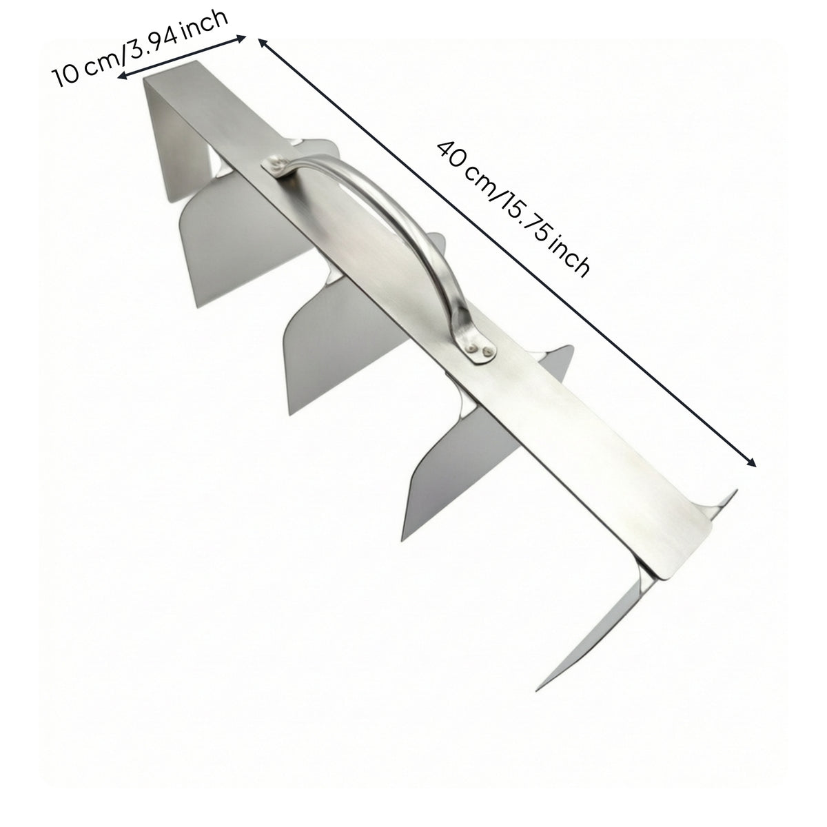 Rectangular Tiramisu Cutter Metal Dessert Cutter Sturdy Portion Cutter Long-Lasting for Commercial Kitchen