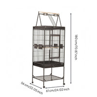 Parrot Enclosure Wire Mesh Metal Avian Enclosure Feeding Container Holders