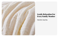 Quilt Insert Soybean Fiber Filling Quilted Bedspread Undyed for Bedroom, Parents