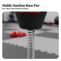 Fast Rebound Speed Ball with Stand Stable Base Freestanding Punching Ball Space-Saving Suction Cup Punching Ball Easy Assembly for Children, Adults, Beginners, Home Gym