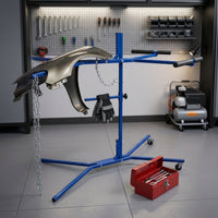 Adjustable Bumper Stand with Wheels Sturdy Bumper Repair Stand Mobile Rolling for Auto Body Technicians, Workshops