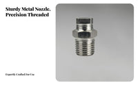 High Pressure Fan Nozzle Reduces Clogging Industrial Cleaning Nozzle Long Service Life for Dust Suppression, Car Washing