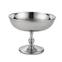 Stainless Steel Dessert Cup Central Stem Metal Sundae Bowl Reusable Household Tableware for Salad Serving
