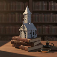 Fortified Dwelling Weathered Miniature Building Model Authentic Scenery for Tabletop Gaming