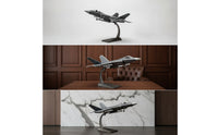 J-31 Fighter Jet Model Alloy Aircraft Model with Landing Gear Decorative Toy for Aviation Enthusiasts