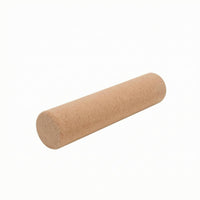 Rounded Ends Cork Exercise Roller Textured Cylindrical Cork Roller Natural Fitness Gear Polished