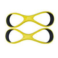 Elbow Molded Swim Bands with 8-Shaped Loop Low-Profile Gear for Long-Axis Stroke Form Exercises