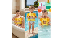 Non-Inflatable Baby Swim Floater Safety Swim Floater with Bath Toys Stable Baby Water Buoyant Floater Comfortable for Toddler