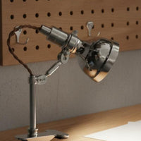 Multi-Functional Bauhaus Design Floor Lamp Clamp-on Reading Light for Study, Bedroom, Living Room