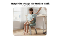 Support Adjustable Kids Study Chair Stable Frame Adjustable Kids Desk Chair Breathable Mesh Back Soft Padded Cushion for Students, Boys, Girls, Home, Bedroom