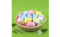 Easy to Paint Paintable Easter Egg Paintable Plastic Eggs Shatterproof Plastic Decorative Egg Lightweight for Children, Parties