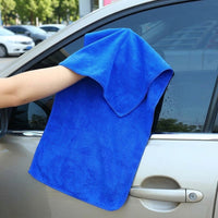 Extremely-Thick Microfibre Cloths for Car Cleaning, Anti-Shed Towel with Bound Edges, High Absorbency 30cm x 70cm Car Drying Towel, Microfiber Towel