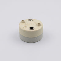 Bulb Holder for GU10 Lamp Holder Connections, Heat Resistant Ceramic Base for DIY Lighting, Single Unit Light Base with Side Plug, Home Lighting