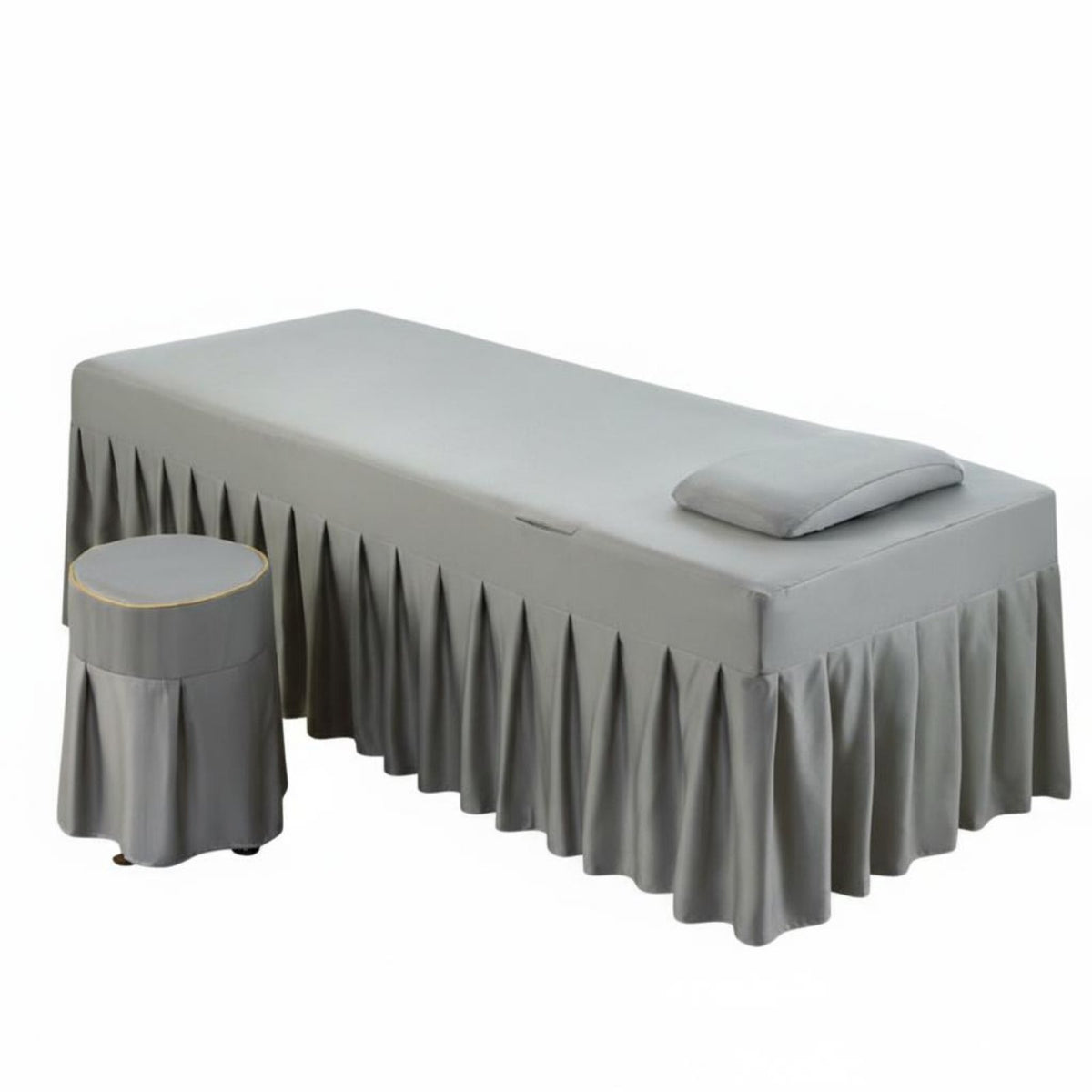All-Season Use Massage Table Cover Set Simple Minimalist Design Massage Table Sheet Set Silky Silken Material for Estheticians
