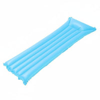 Foldable Inflatable Pool Mat Portable Inflatable Pool Mattress Sturdy Vinyl for Sunbathers, Lake, Beach, Vacation