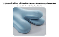 Zero Pressure Butterfly Shaped Pillow Slow Rebound Butterfly Shape Pillow Beauty Sleep for Adults, Back Sleepers, Sleeping, Bedroom, Napping