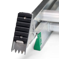 Sturdy Aluminum Anti-Slip Ladder Foot Heavy-Duty Swivel Ladder Shoe Solid Rubber Pad Easy to Install for Outdoor