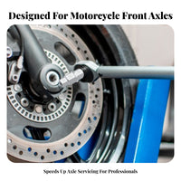 Motorcycle Front Wheel Spindle Tool Sturdy Duty Front Wheel Spindle Socket Hex Spindle Removal Socket Durability