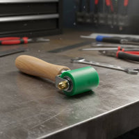 Seam Roller with Wooden Handle Angled Silicone Seam Roller Wear-Resistant Tool for Repair