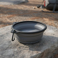 Portable Pet Travel Bowl Lightweight Foldable Double Pet Bowl for Dogs, Cats, Outdoor, Camping, Hiking