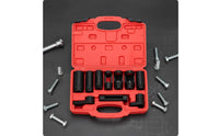10 Pieces With Storage Case 22mm Air Sensor Wrench Kit Heavy-Duty Air Sensor Removal Tool Wear Resistant High Hardness for Mechanics, DIY Enthusiasts, Auto Repair Shop, Garage