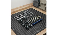 RC Steering Linkage Kit Precision Made Metal Linkage Set CNC Machined Aluminum Shock Absorption Arm Set for Upgrade