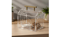 Transparent Acrylic Pet Box High See-Through Quality Attractive Assembly Terrarium Transparent Small Creature Enclosure