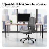 Ergonomic Design Reclining Desk Chair with Footrest Adjustable Height Office Furniture Longperiod Comfort Breathable Mesh spine for Remote Workers, Students, video game enthusiasts, Study Room, Studying, Bedroom