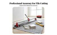 Single Rail Tile Cutter High Precision Manual Tile Cutter Smooth Cutting for Construction Workers, DIY Enthusiasts