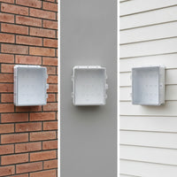 Rainproof Electrical Box with Transparent Cover Corrosion-Resistant ABS Plastic Enclosure with Latch for DIYers