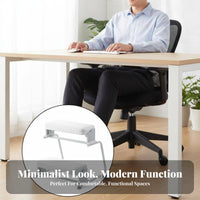 Anti-Slip Base Adjustable Under-Desk Footrest Textured Massage Surface Foot Support Footstool for Students, Adults, video game enthusiasts, Study Room, Home, Gaming Setup, Travel
