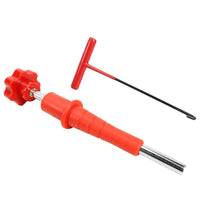 4 Pieces Tire Valve Service Kit Non-Slip Valve Stem Installation Tool Stem Remover Comfortable Portable for Mechanics, Garage