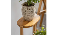 Natural Bamboo Plant Stand Indoor Tiered Plant Stand Outdoor Furniture Space-Saving for Living Room