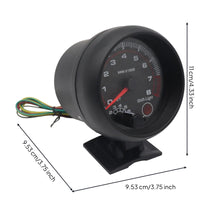 Tachometer with Gear-Change Light Accurate RPM Gauge with Gear-Change Light Compact Meter for Drivers