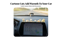 Versatile Decoration Car Dashboard Cat Ornament Ideal Gift Car Dashboard Cat Figure Easy To Install for Women, Office Workers, Home