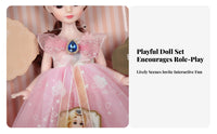 Doll Gift Set Changeable Clothes Articulated Dress-up Doll children's Toy for Girls, Bedroom