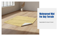 Camping Ground Mat, Waterproof Outdoor Blanket, Thick Foldable Pad, Portable for Beach, Grass, Family Gathering