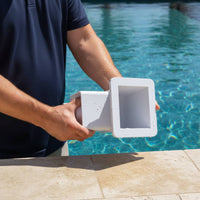 Multi-Functional Pool Debris Collector Long-Lasting ABS Plastic Skimmer Easy Installation Automatic Pool Debris Collector for Spas
