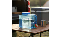 3L Portable Water Container with Spigot   Water Dispenser Bucket with Easy to Clean for Campers, Survivalists