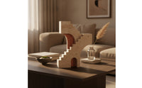 Geometric Ornament Architectural Desktop Ornament Artistic Statuary Sculpture for Coffee Table